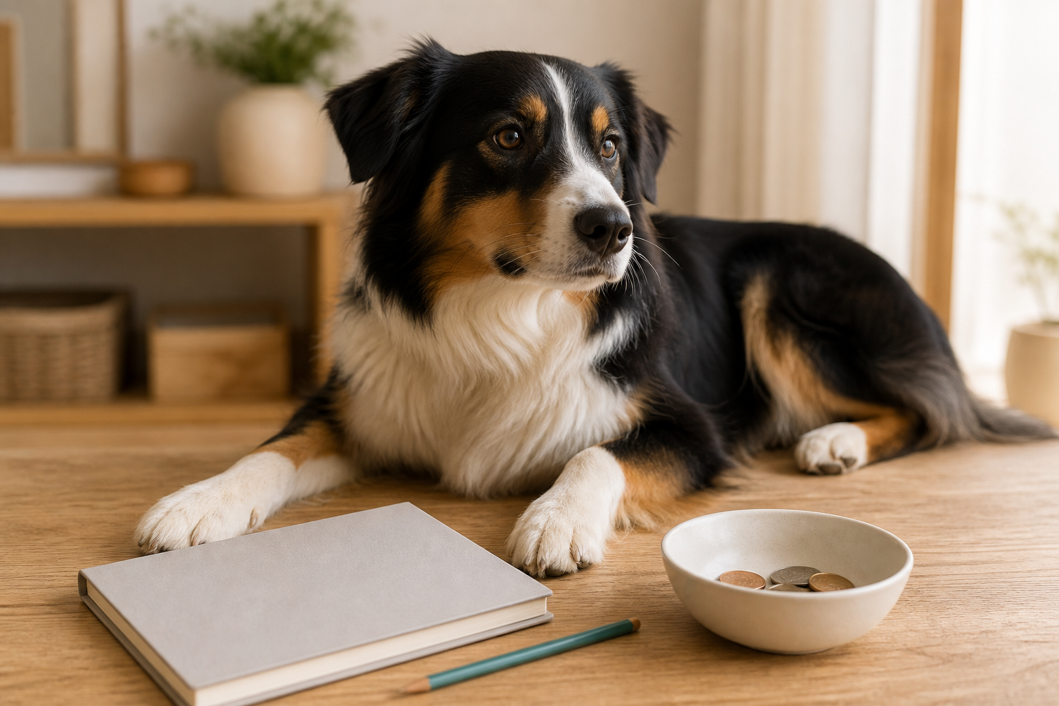 Illustrative Darstellung zum Ratgeberthema Hundekrankenversicherung: Kosten und Beitragsfaktoren verstehen