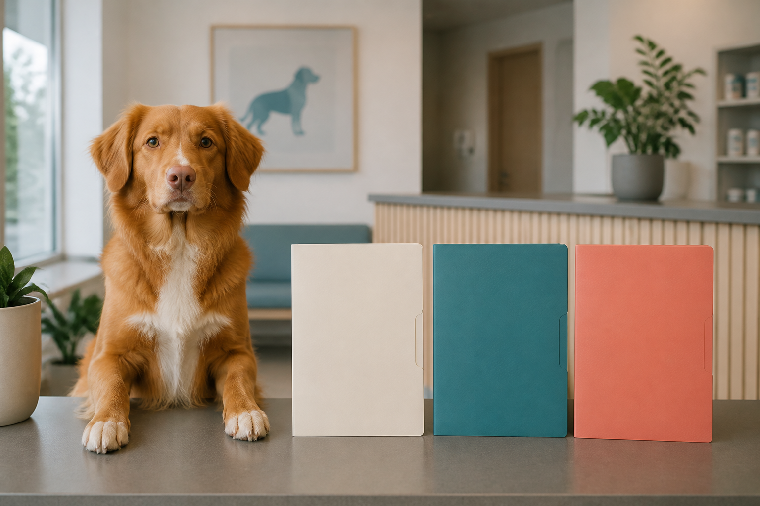 Illustrative Darstellung zum Ratgeberthema Hundekrankenversicherung bei Vorerkrankungen: Angaben sauber vorbereiten